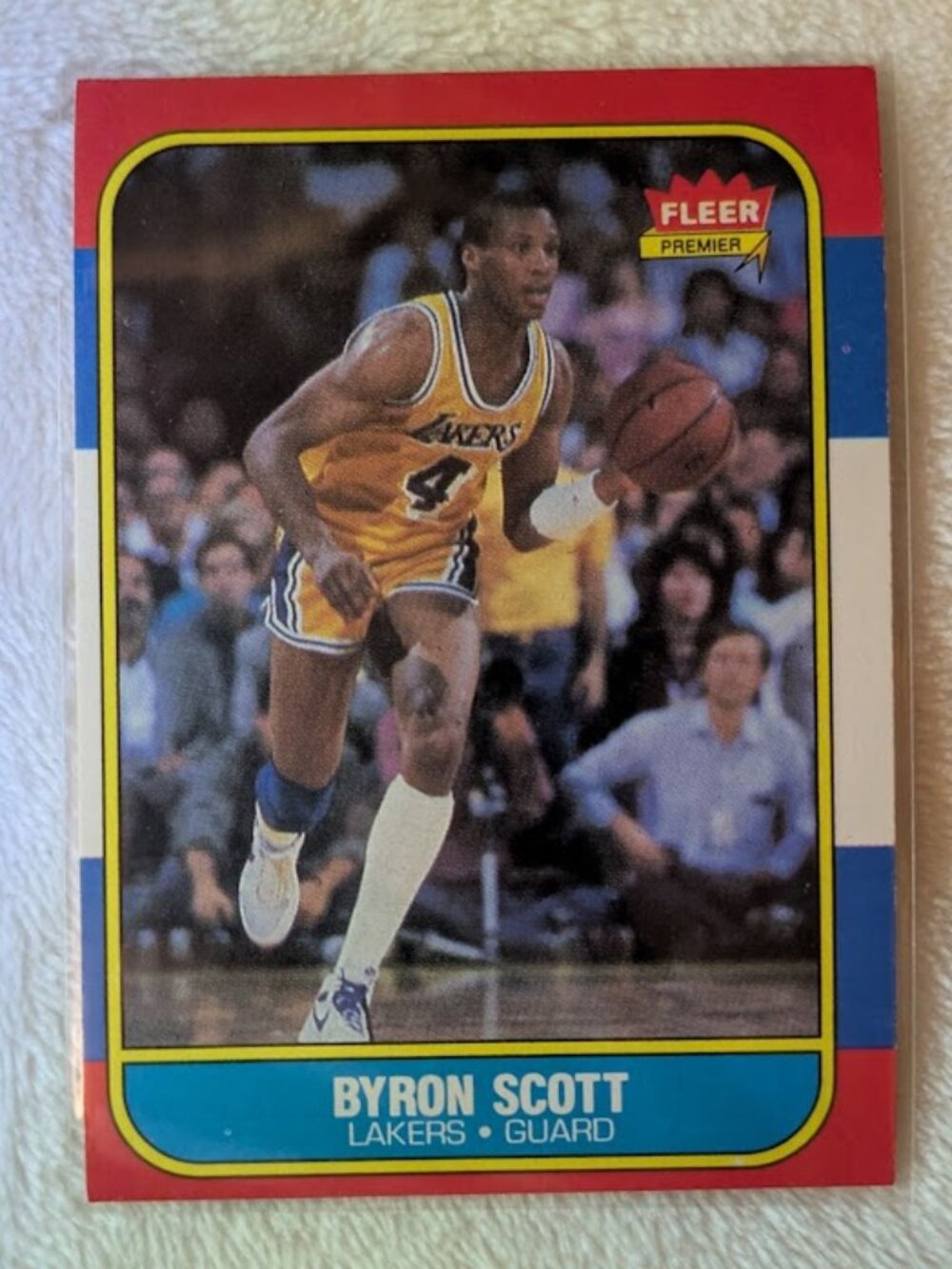 1986 Fleer BYRON SCOTT #99